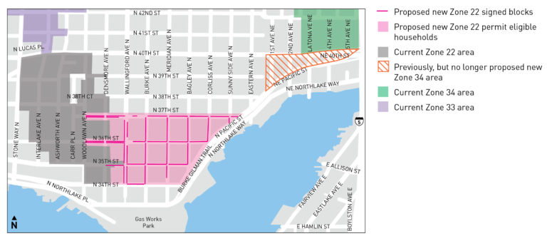 Map of Proposed RPZ Changes for Southeast Wallingford