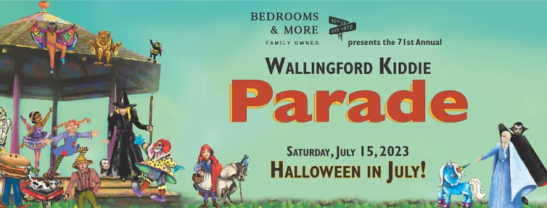 Celebrate Wallingford - Kiddie parade July 14 2023 11am Poster